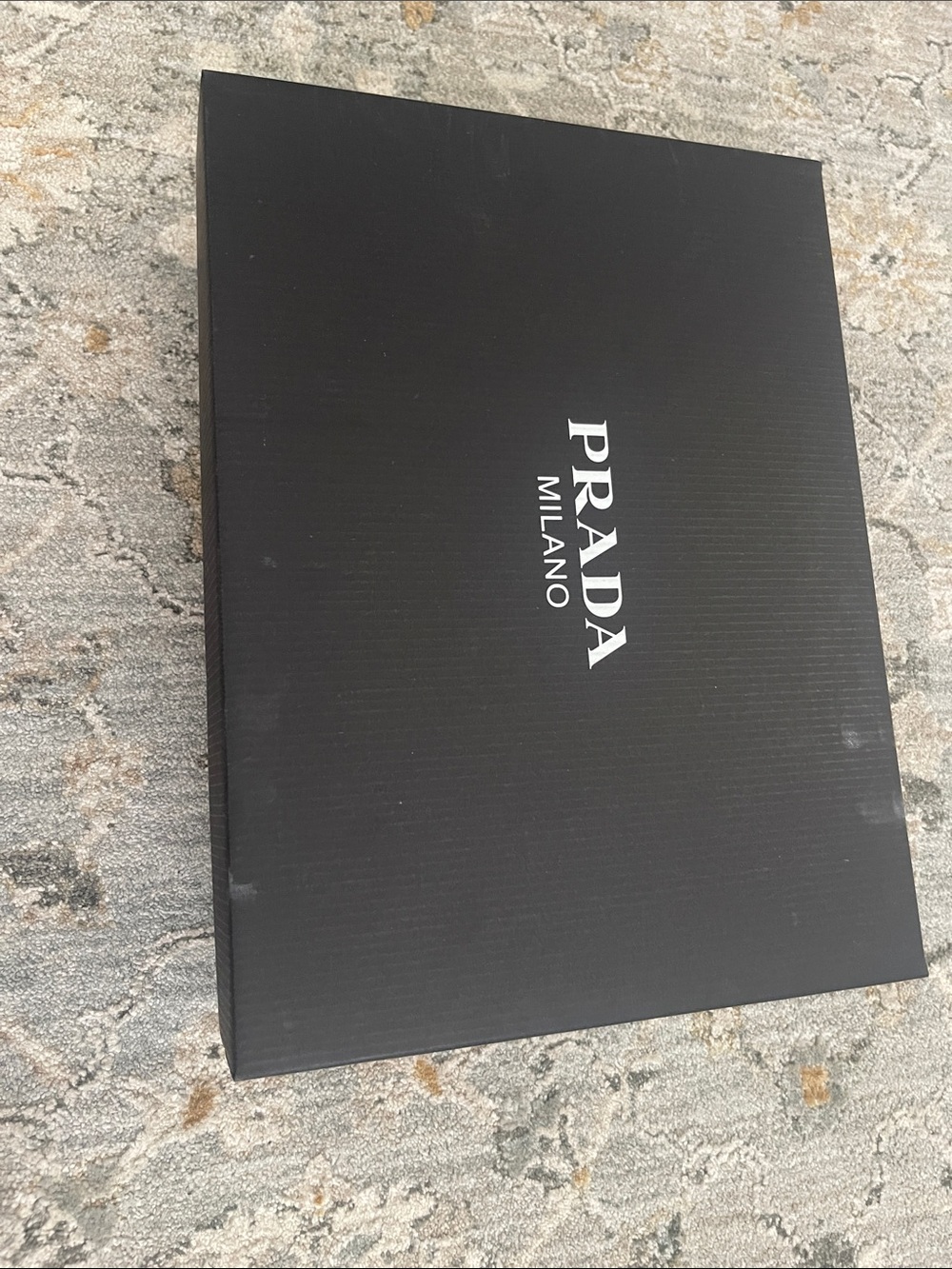 Prada Black Box with White Logo